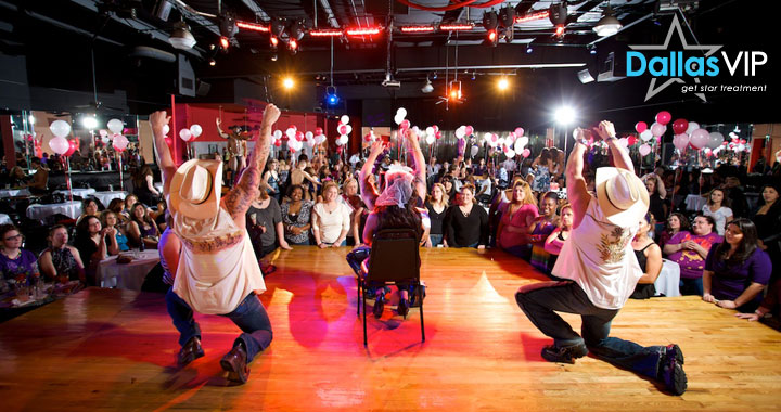 La Bare Male Revue Table