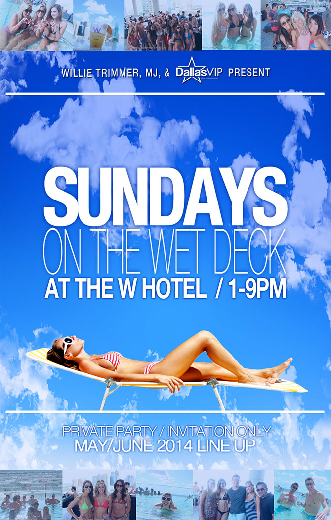 Sundays On The Deck at the W hotel