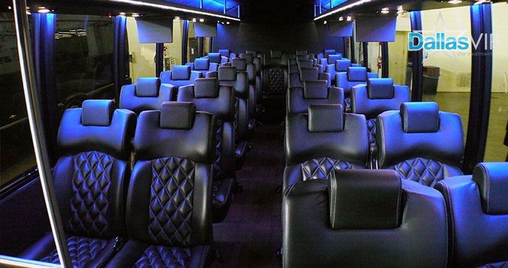 Luxury limo bus Dallas