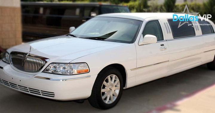 White Stretch Limo Dallas