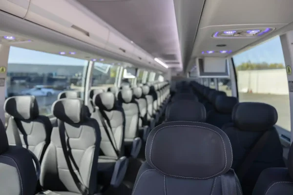 Motor Coach - Interior detail - Dallas VIP Transportation